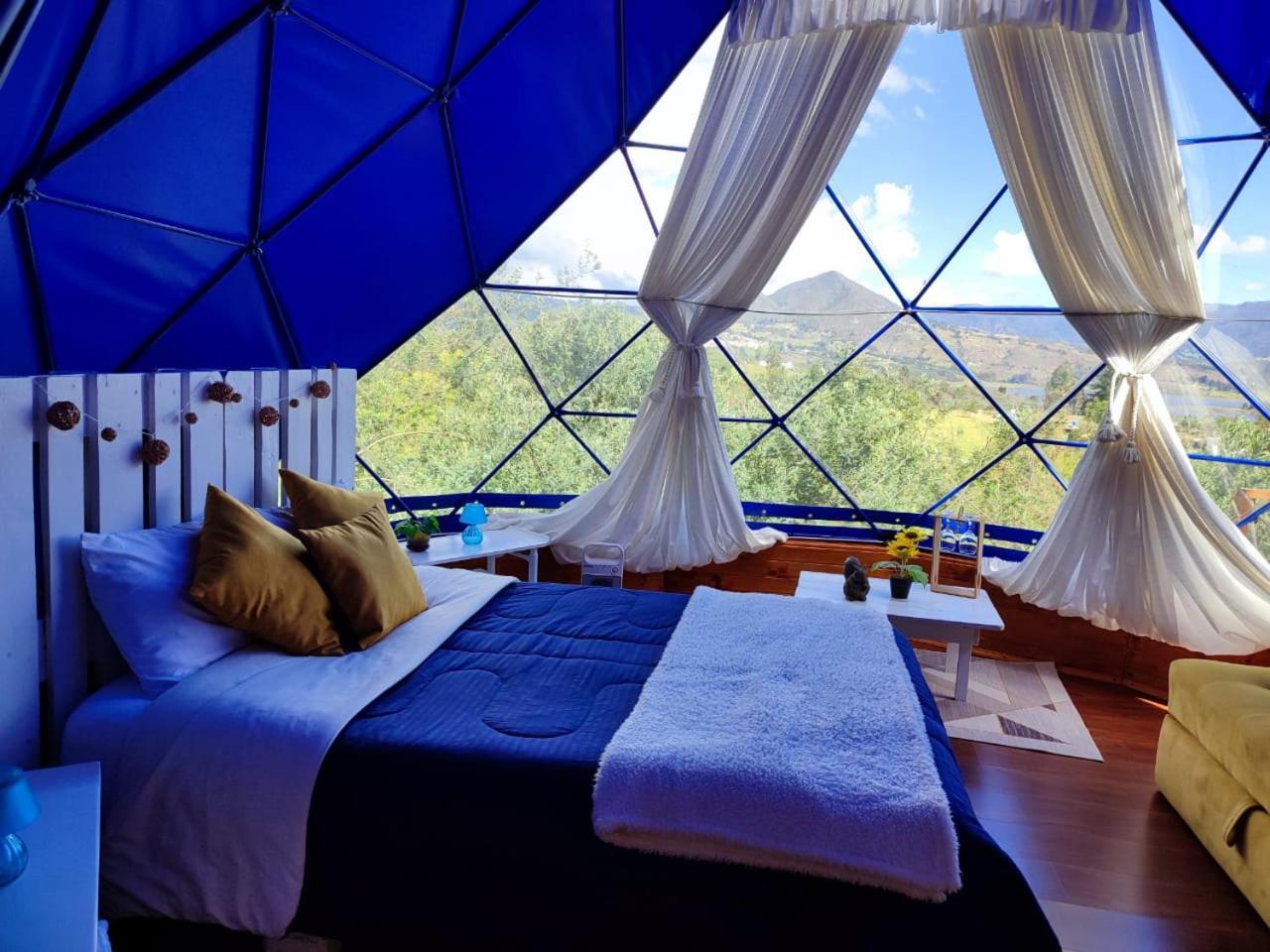 Glamping Blue. Tente de luxe Guatavita